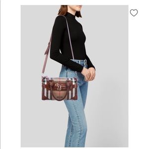 Iso Burberry bridled house check bowling bag